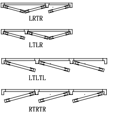 Double Hinged Panels Drawing