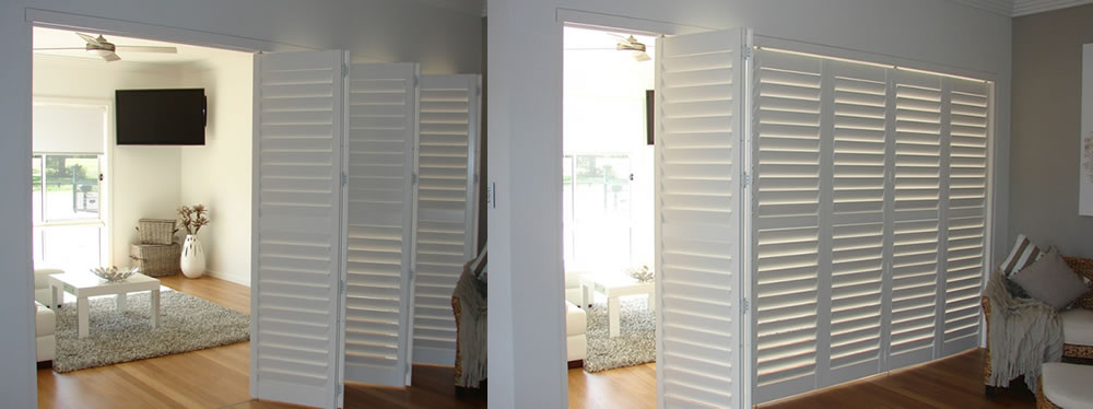 Bi-fold Plantation Shutter Doors Manufacturers UK